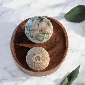 Vintage Anais Anais Soap x Limoges Art Deco Floral Porcelain Trinket Dish France